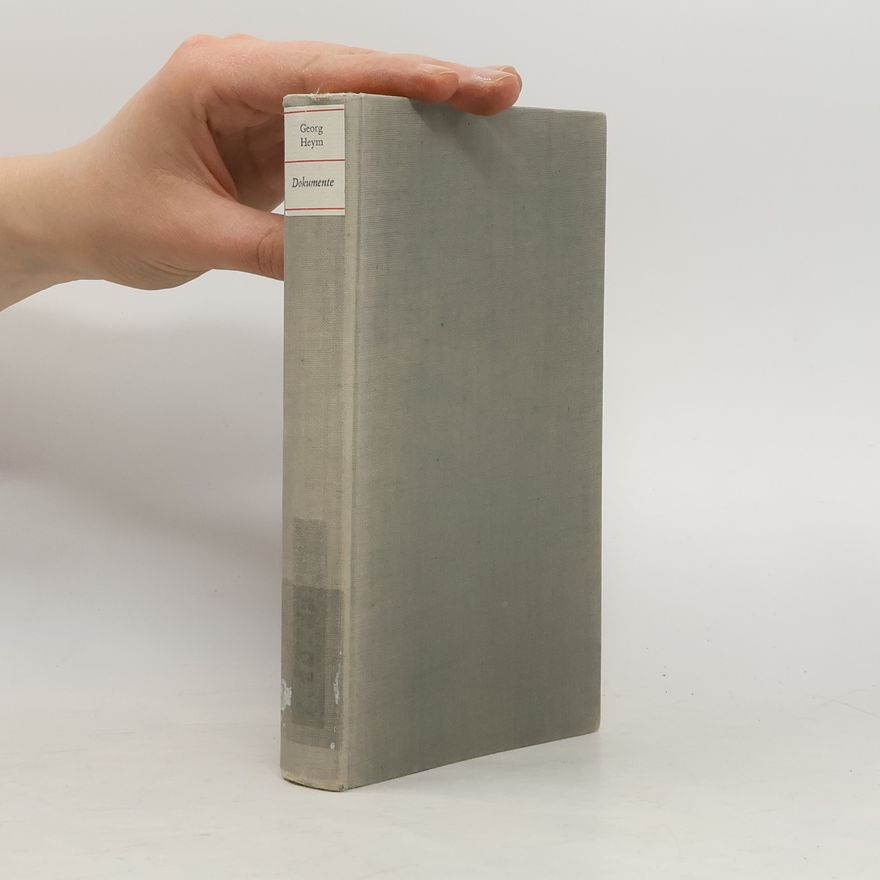 Georg Heym Dokumente zu seinem Leben und Werk