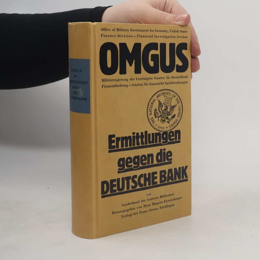 OMGUS Ermittlungen gegen die Deutsche Bank