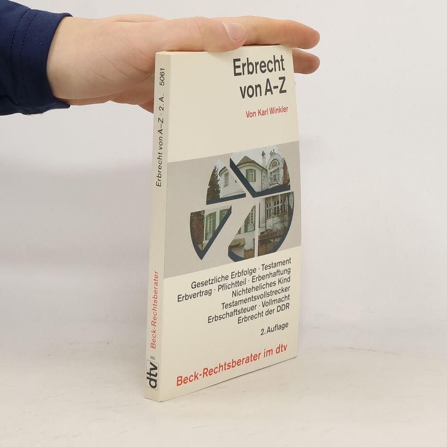 Karl Winkler Erbrecht von A - Z