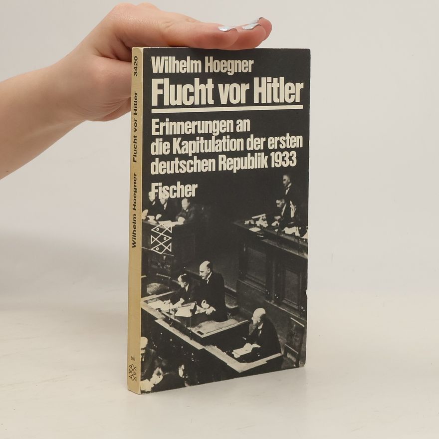 Wilhelm Hoegner Flucht vor Hitler