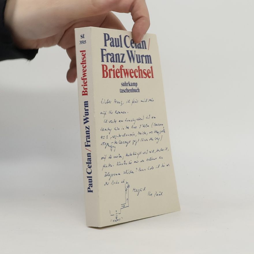 Franz Wurm Suhrkamp Taschenbuch - 3515: Briefwechsel