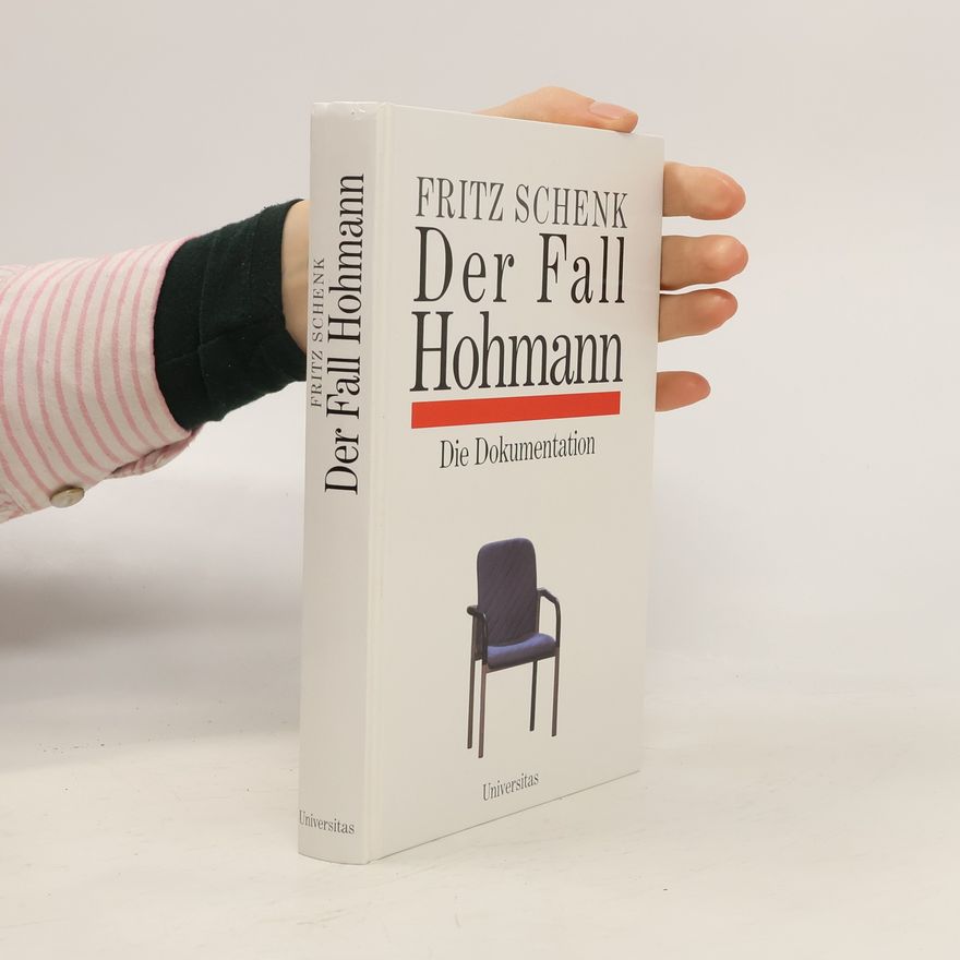 Fritz Schenk Der Fall Hohmann