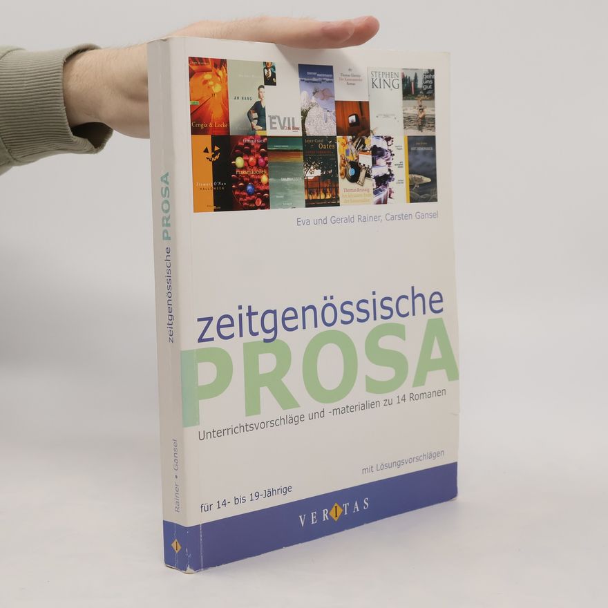 Carsten Gansel Zeitgenössische Prosa