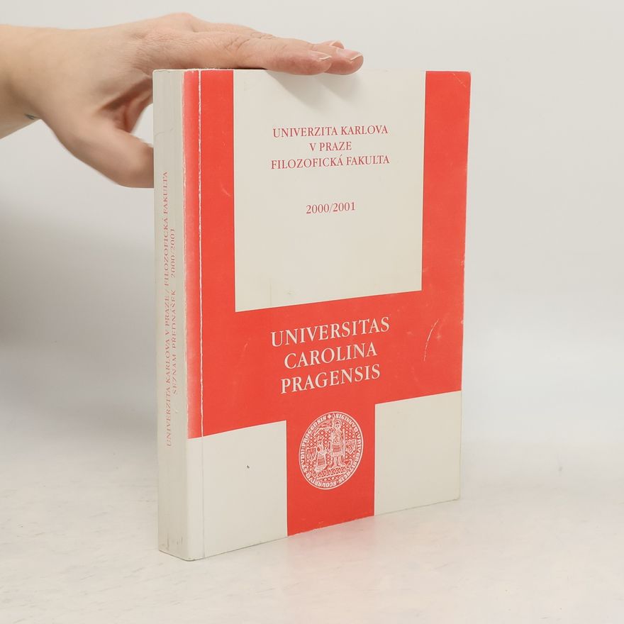 Collectif d'auteurs Universitas Carolina Pragensis 2000/2001