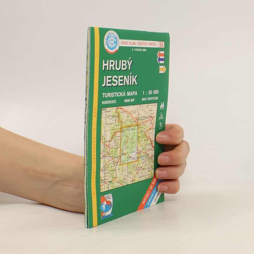Jiří Rohlík Hrubý Jeseník turistická mapa