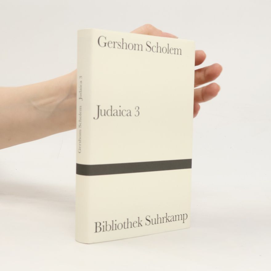 Gershom Scholem Judaica 3