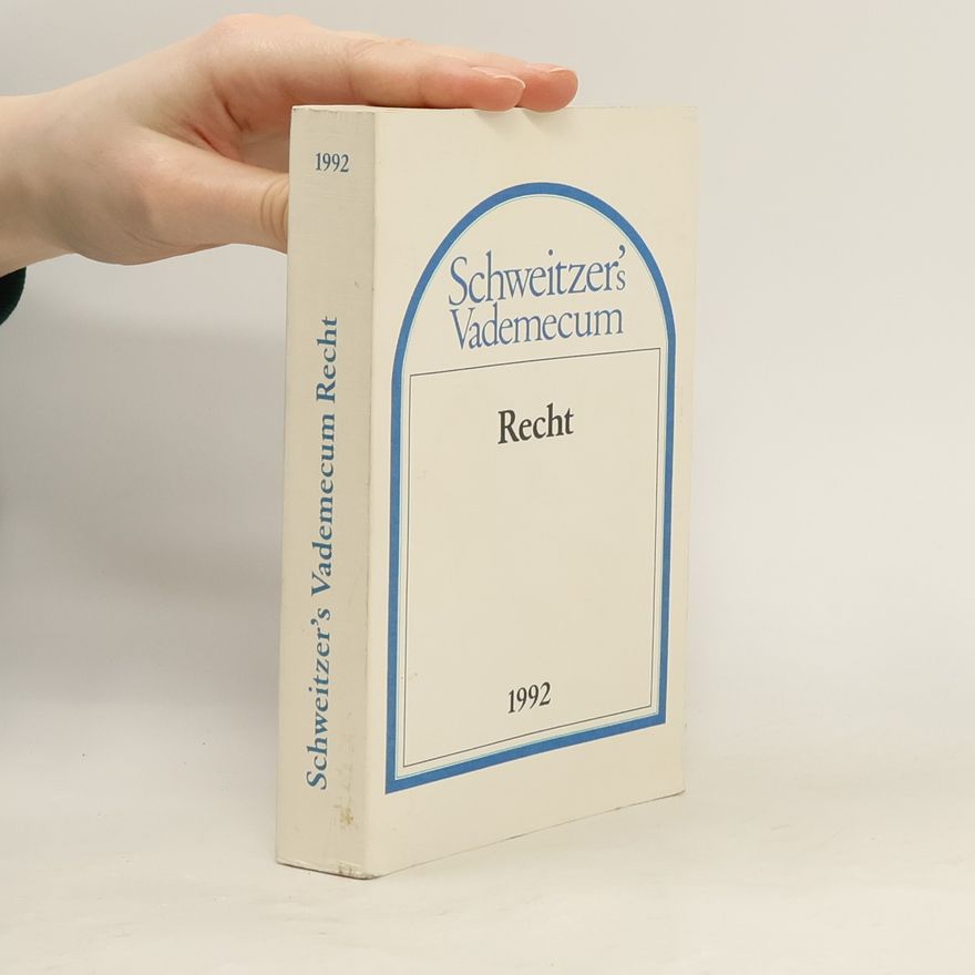 Collectif d'auteurs Schweitzer's vademecum 1992