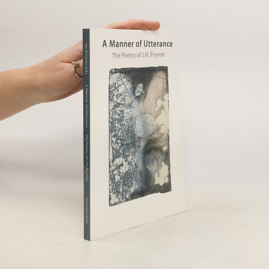 Ian Brinton A Manner of Utterance