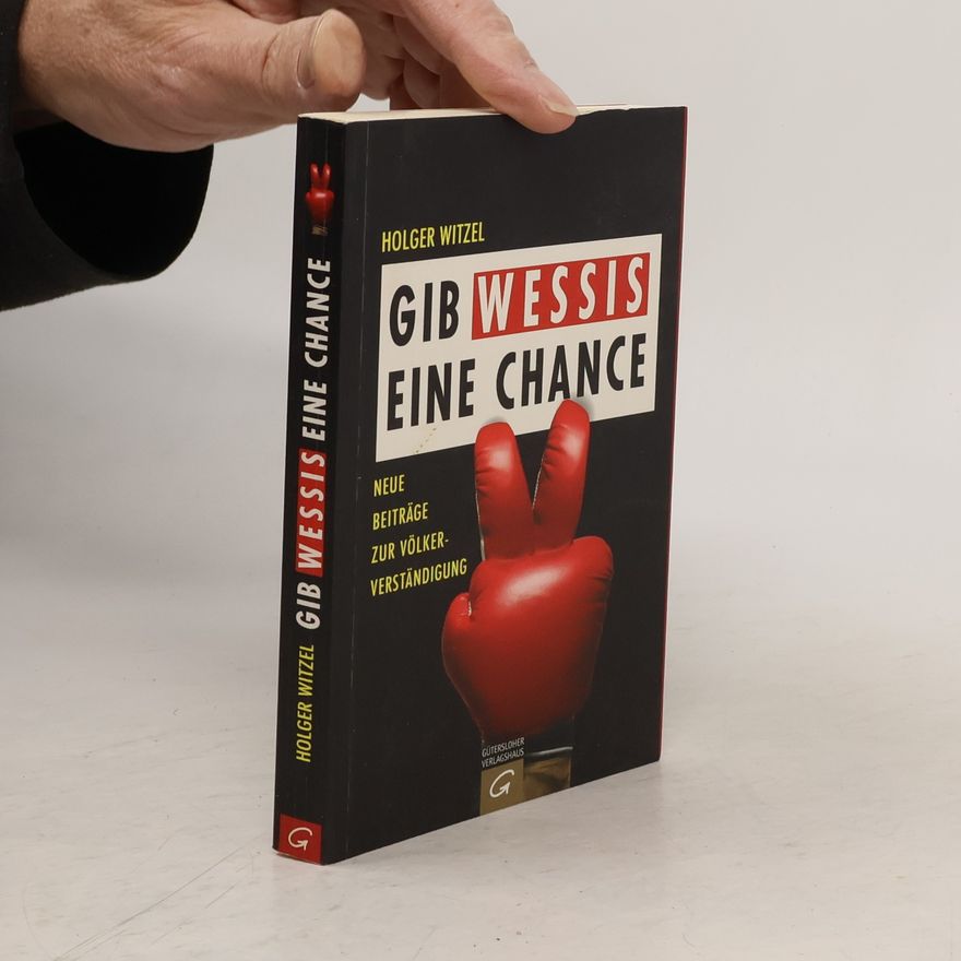 Holger Witzel Gib Wessis eine Chance