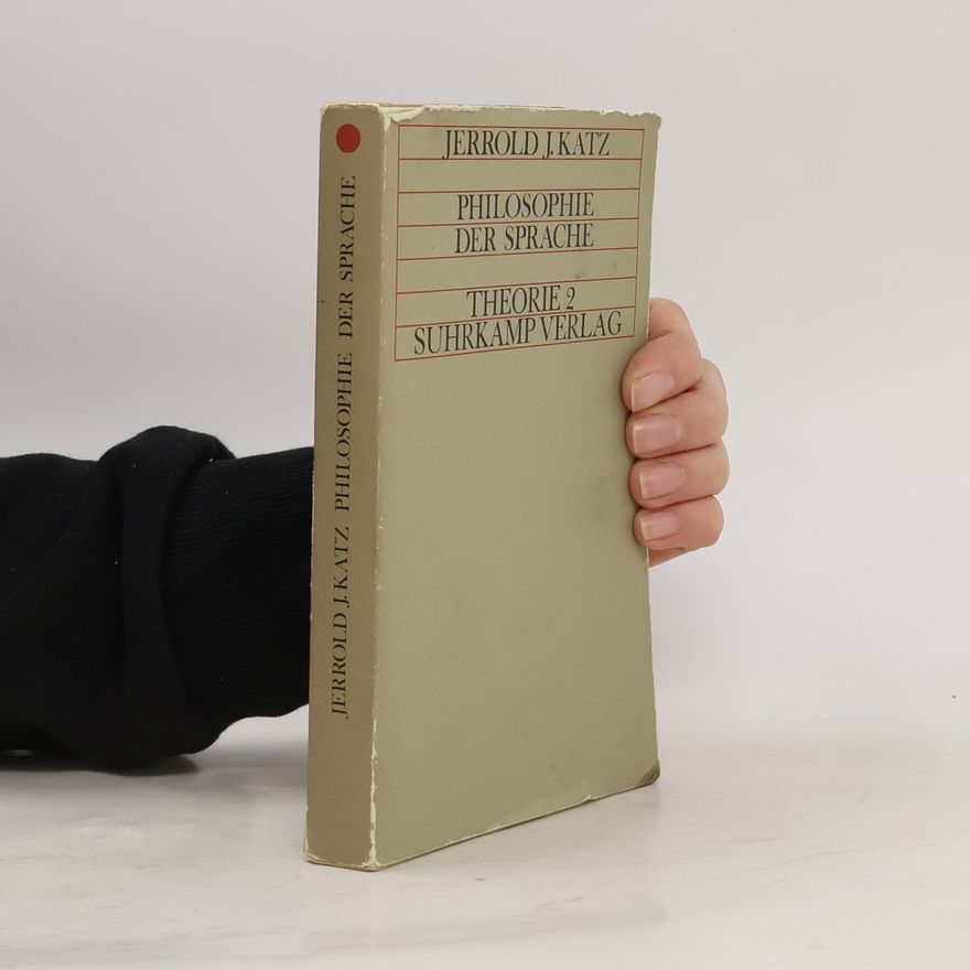 Jerrold K. Katz Philosophie der Sprache
