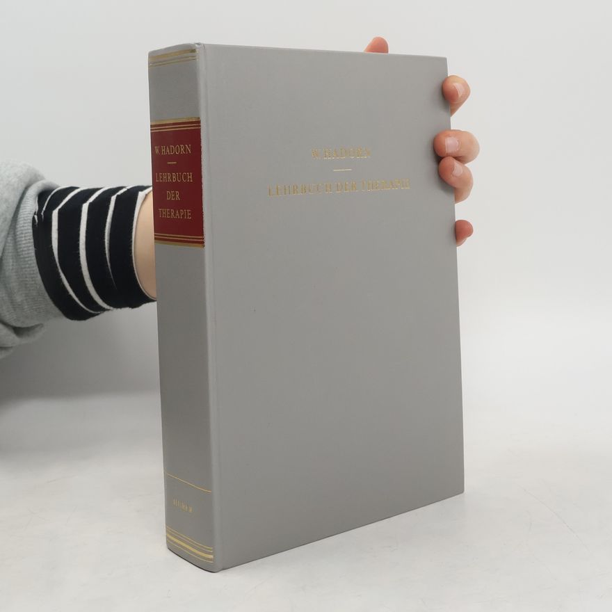Walter Hadorn Lehrbuch der Therapie