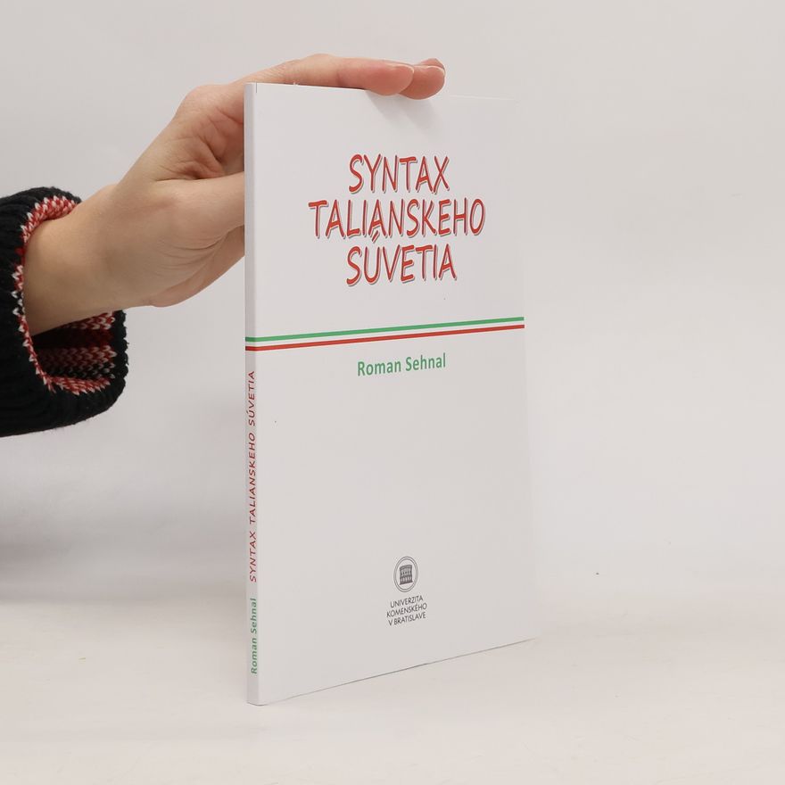 Roman Sehnal Syntax talianskeho súvetia