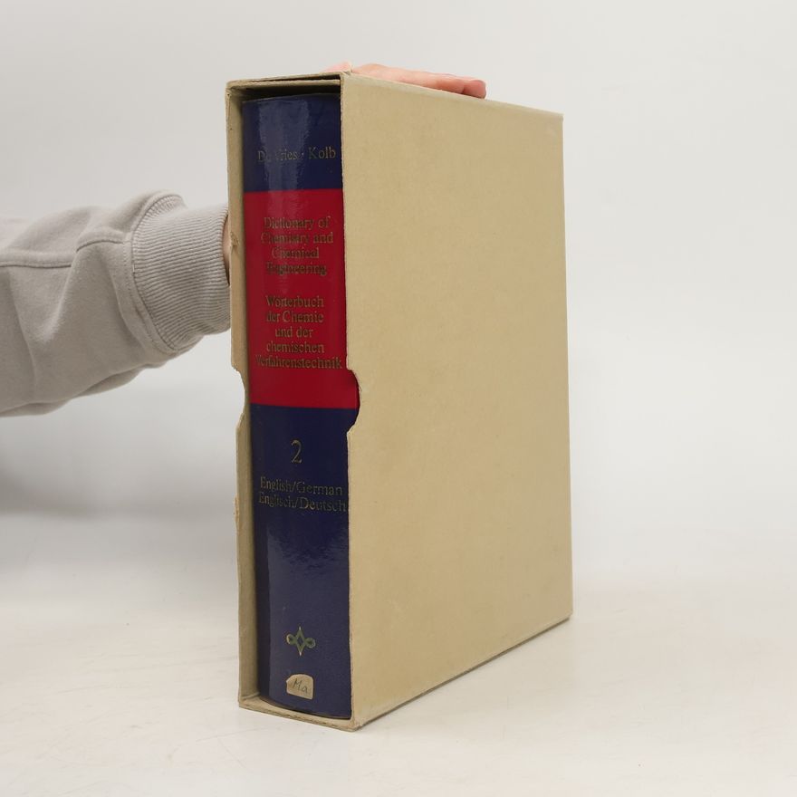 Louis De Vries Wörterbuch der Chemie und der chemischen Verfahrenstechnik