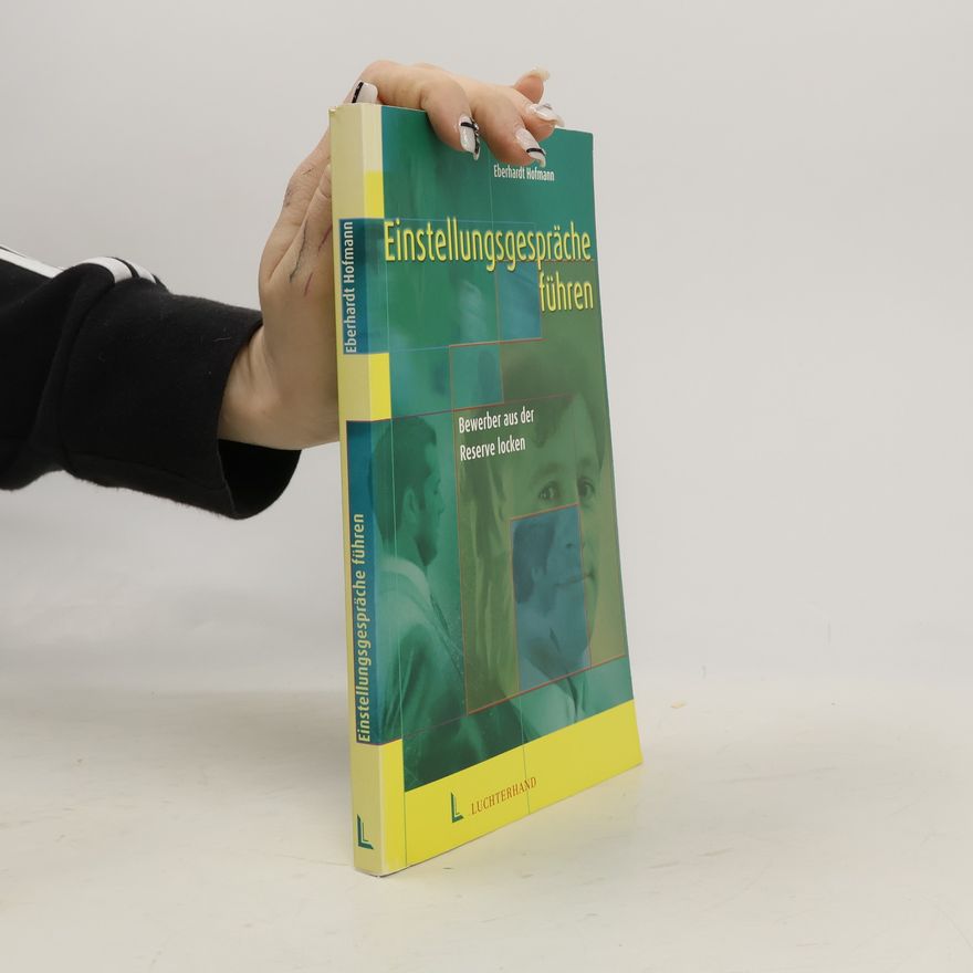 Eberhardt Hofmann Einstellungsgespräche führen