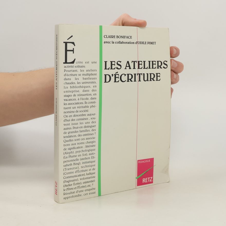 Claire Boniface Les Ateliers d'écriture