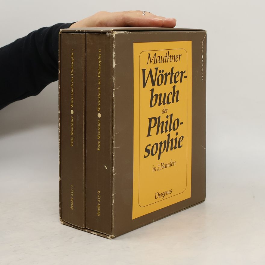 Fritz Mauthner Wörterbuch der Philosophie in 2 Bänden