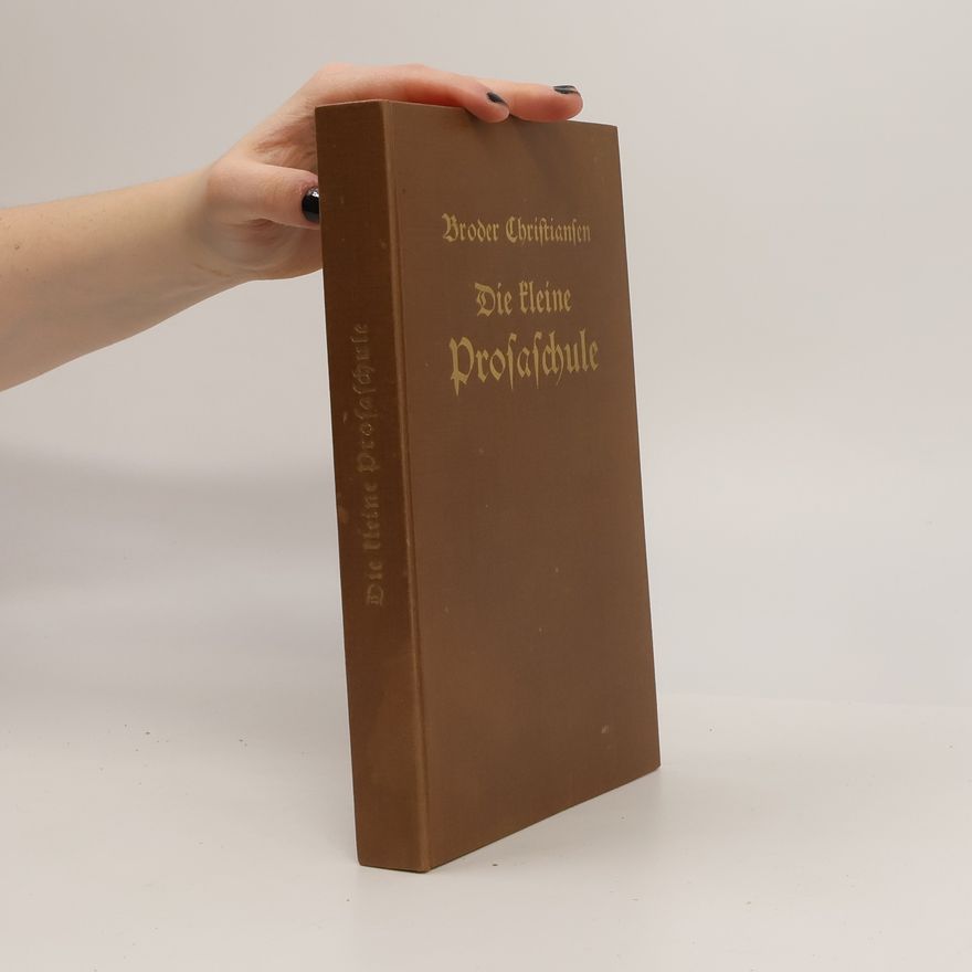 Broder Christiansen Die kleine Prosaschule