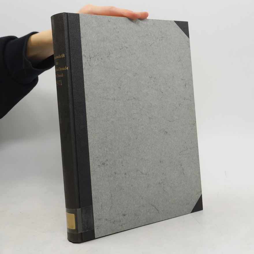 Various authors Monatsschrift für Kinderheilkunde 119