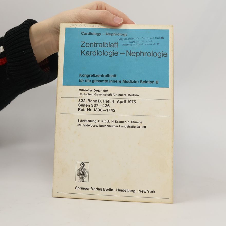 AA.VV. Zentralblatt Kardiologie - Nephrologie