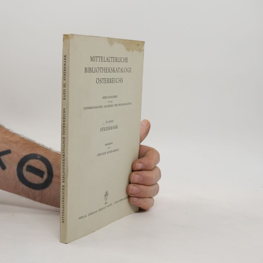 Autorenkollektiv Mittelalterliche Bibliothekskataloge Österreichs III