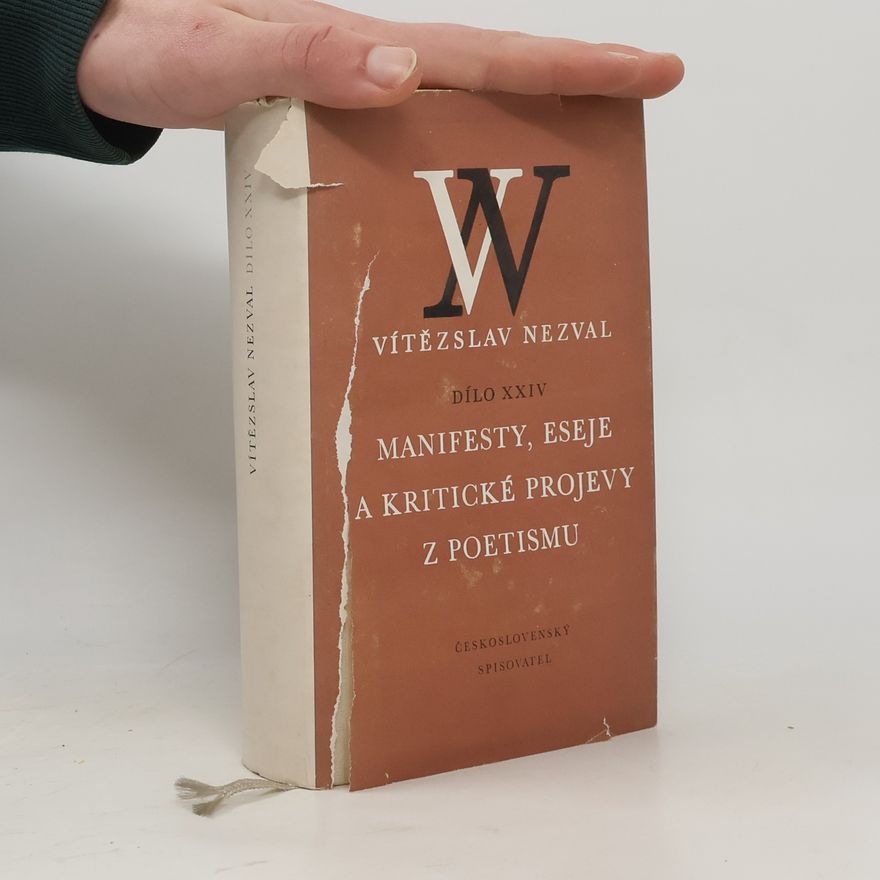 Vítězslav Nezval Dílo XXIV. Manifesty, eseje a kritické projevy z poetismu