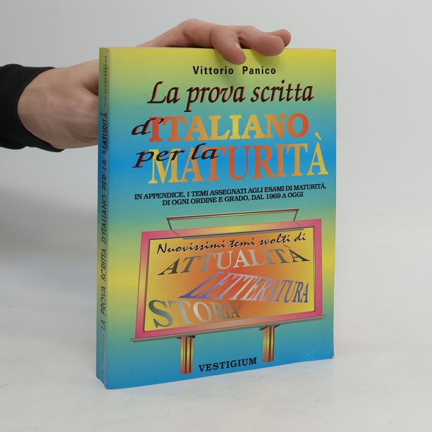 Vittorio Panico La prova scritta d'italiano per la maturità