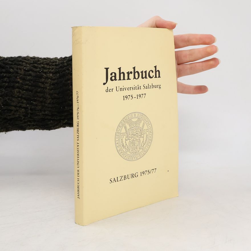Autorenkollektiv Jahrbuch der Universität Salzburg 1975- 1977