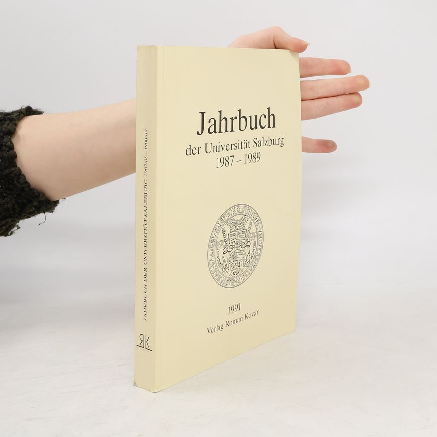 Kolektiv autorů Jahrbuch der Universität Salzburg 1987-1989