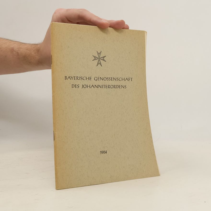 Collectif d'auteurs Bayerische Genossenschaft des Johanniterordens