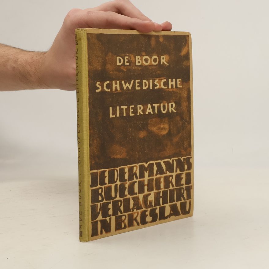 Helmut de Boor De Boor Schwedische literatur