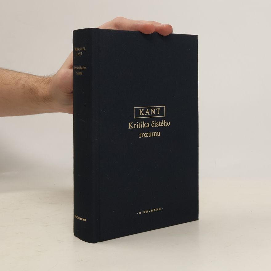 Immanuel Kant Kritika čistého rozumu