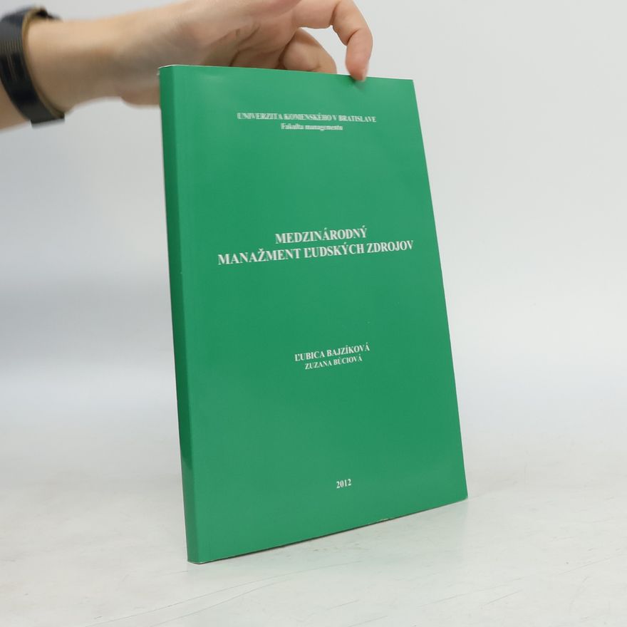 Various authors Mezinárodný manažment ľudských zdrojov