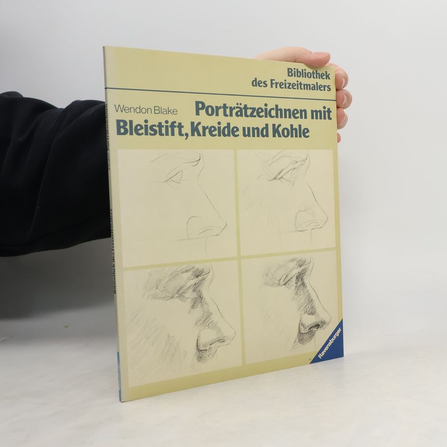Wendon Blake Porträtzeichnen mit Bleistift, Kreide und Kohle