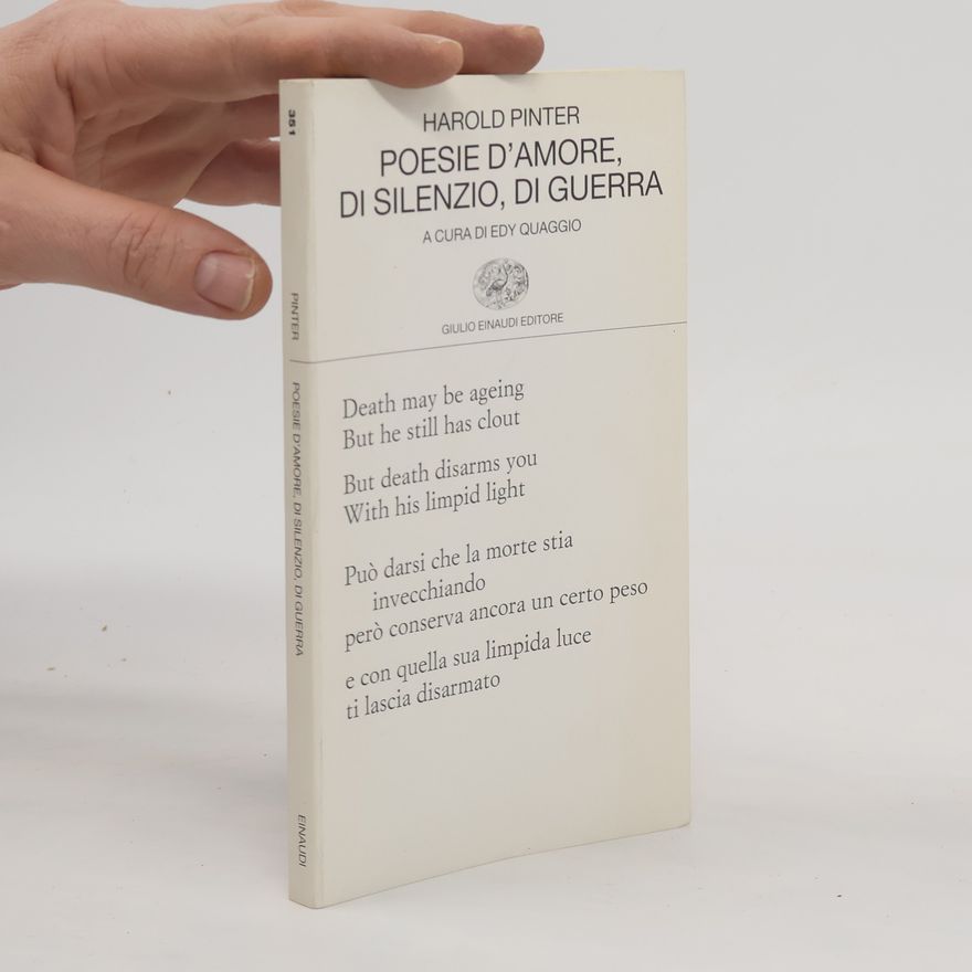 Edy Quaggio Poesie d'amore, di silenzio, di guerra. Testo inglese a fronte