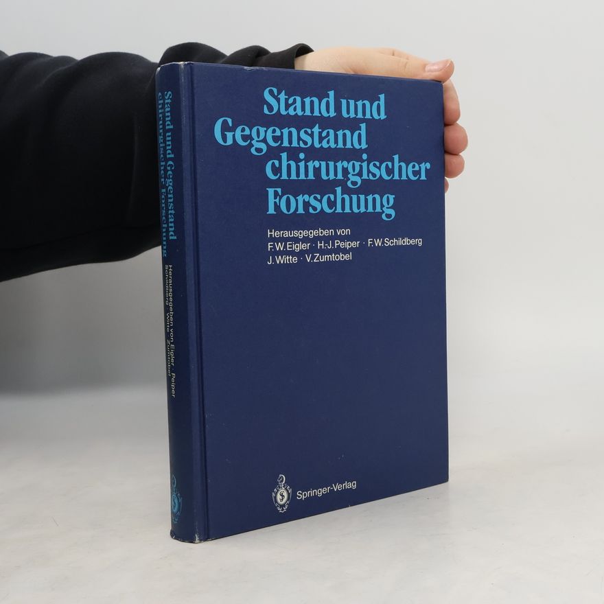 V. Zumtobel Stand und Gegenstand chirurgischer Forschung
