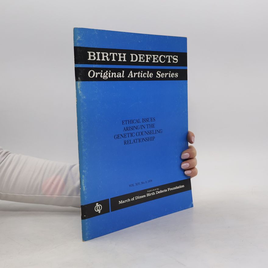 AA.VV. Birth Defects. Original Article Series. Vol XIV, No. 9