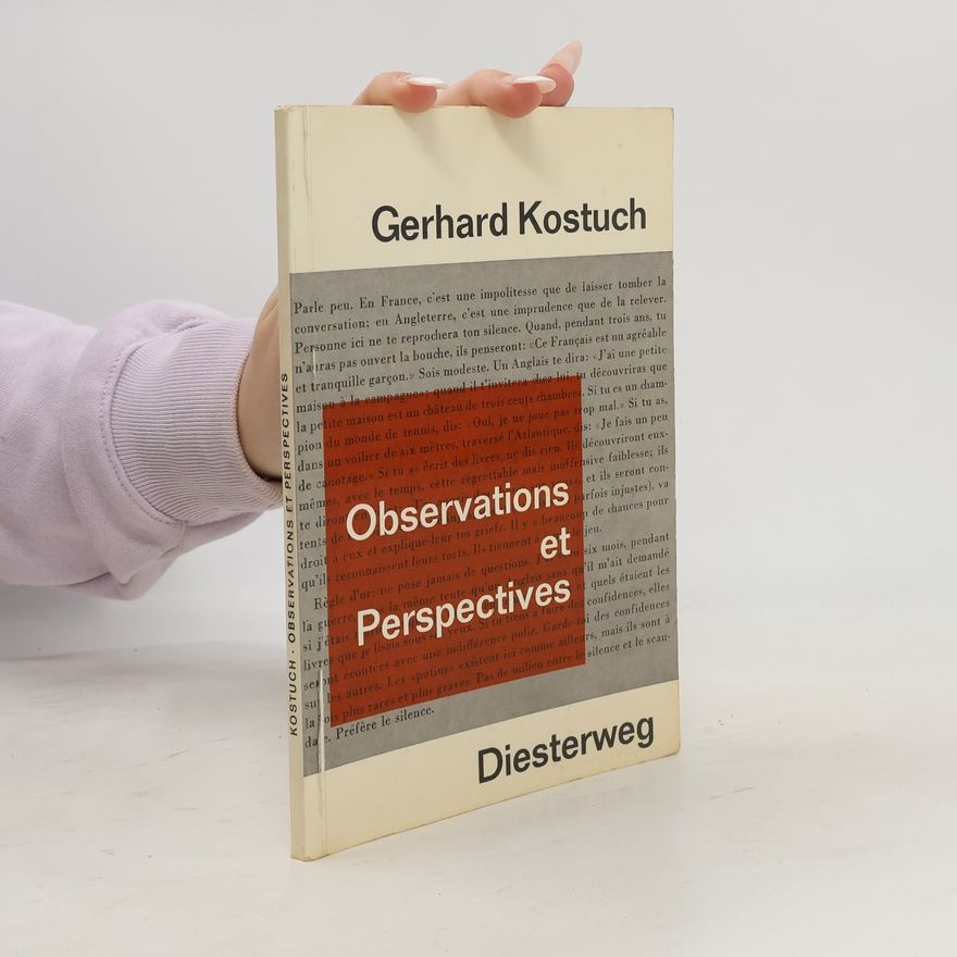 Gerhard Kostuch Observations er Perspectives
