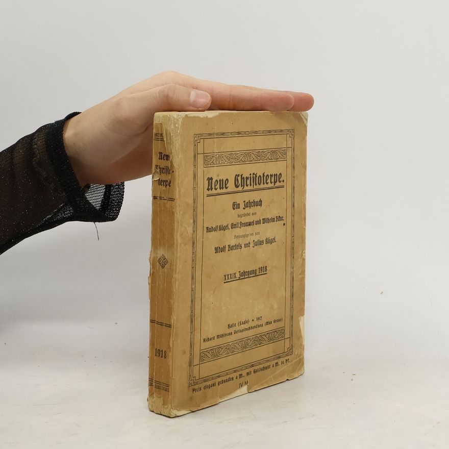 Various authors Neue Christoterpe. Ein Jahrbuch