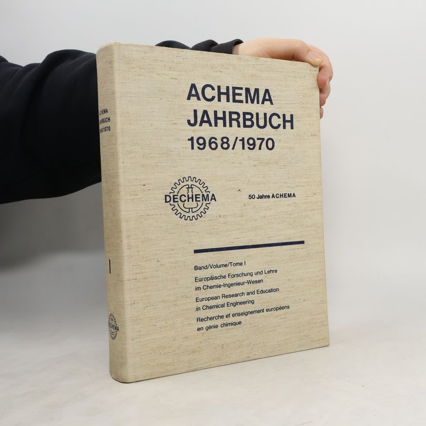 Kolektiv autorů Achema Jahrbuch 1968/1970. Band I