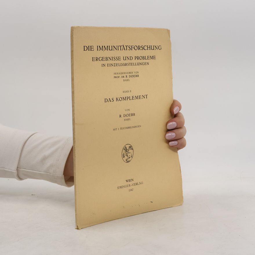 AA.VV. Die Immunitätsforschung - Ergebnisse und Probleme in Einzeldarstellungen. Band II