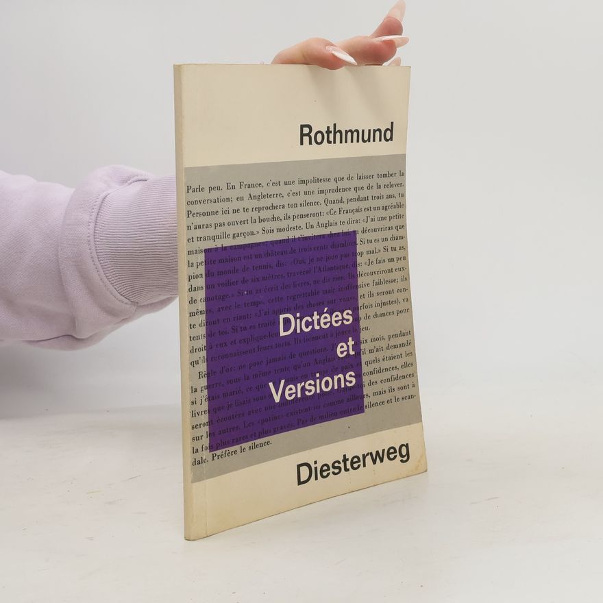 Alfons Rothmund Dictées et versions