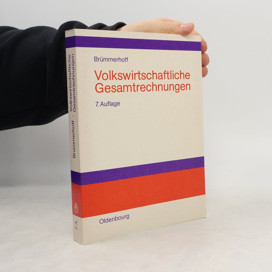Dieter Brümmerhoff Volkswirtschaftliche Gesamtrechnungen