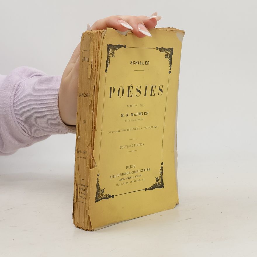 Friedrich Schiller Poésies