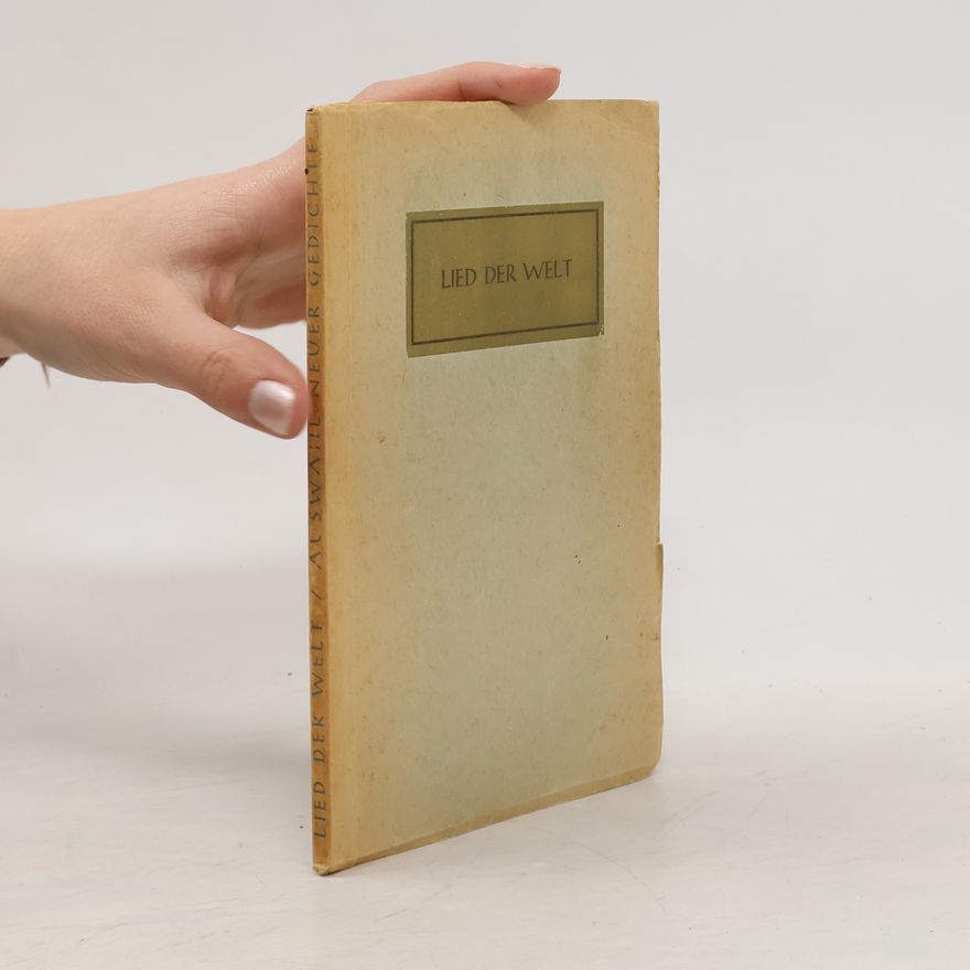 Various authors Lied der Welt. Das Gastmahl 1
