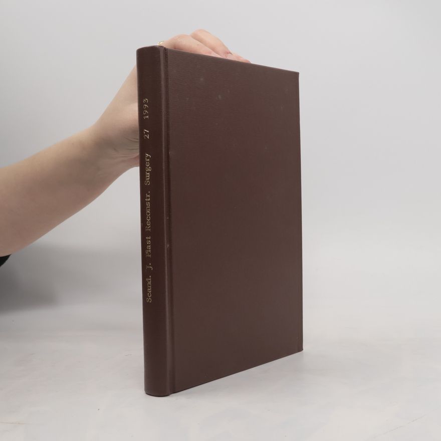 Kolektiv autorů Scandinavian Journal of Plastic and Reconstructive Surgery and Hand Surgery 27