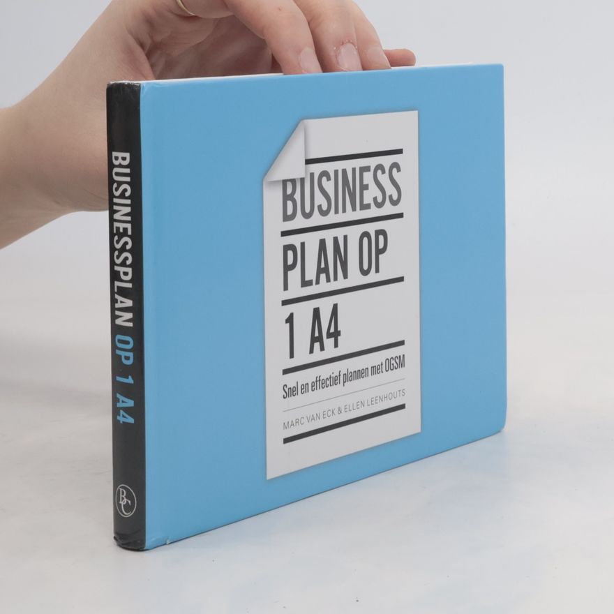 Marc van Eck Businessplan op 1 A4