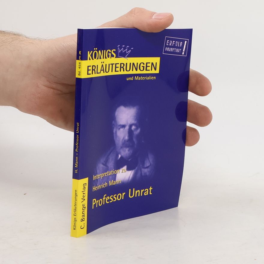 Heinrich Mann Professor Unrat