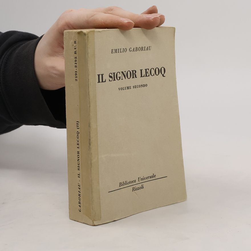 Émile Gaboriau Il signor Lecoq