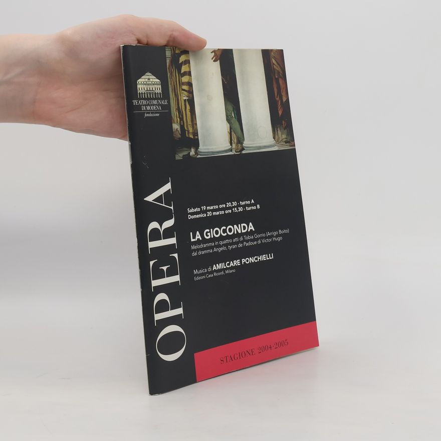 Collectif d'auteurs Opera La Gioconda. Amilcare Ponchielli
