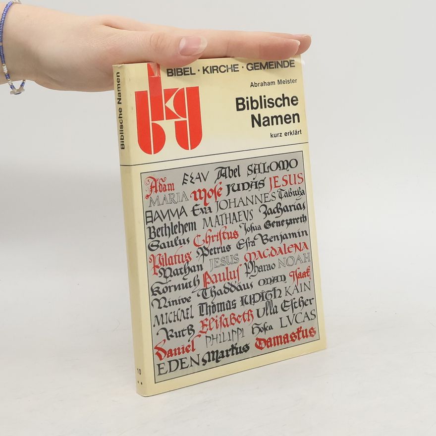 Abraham Meister Biblische Namen